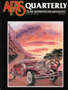AFAS QUARTERLY - AUTOMOTIVE FINE ARTS SOCIETY 1990 SUMMER - UNITED KINGDOM